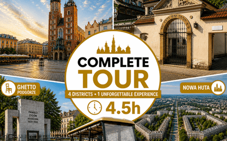 Cracovie : visite touristique complète de la ville en voiturette de golf écologique