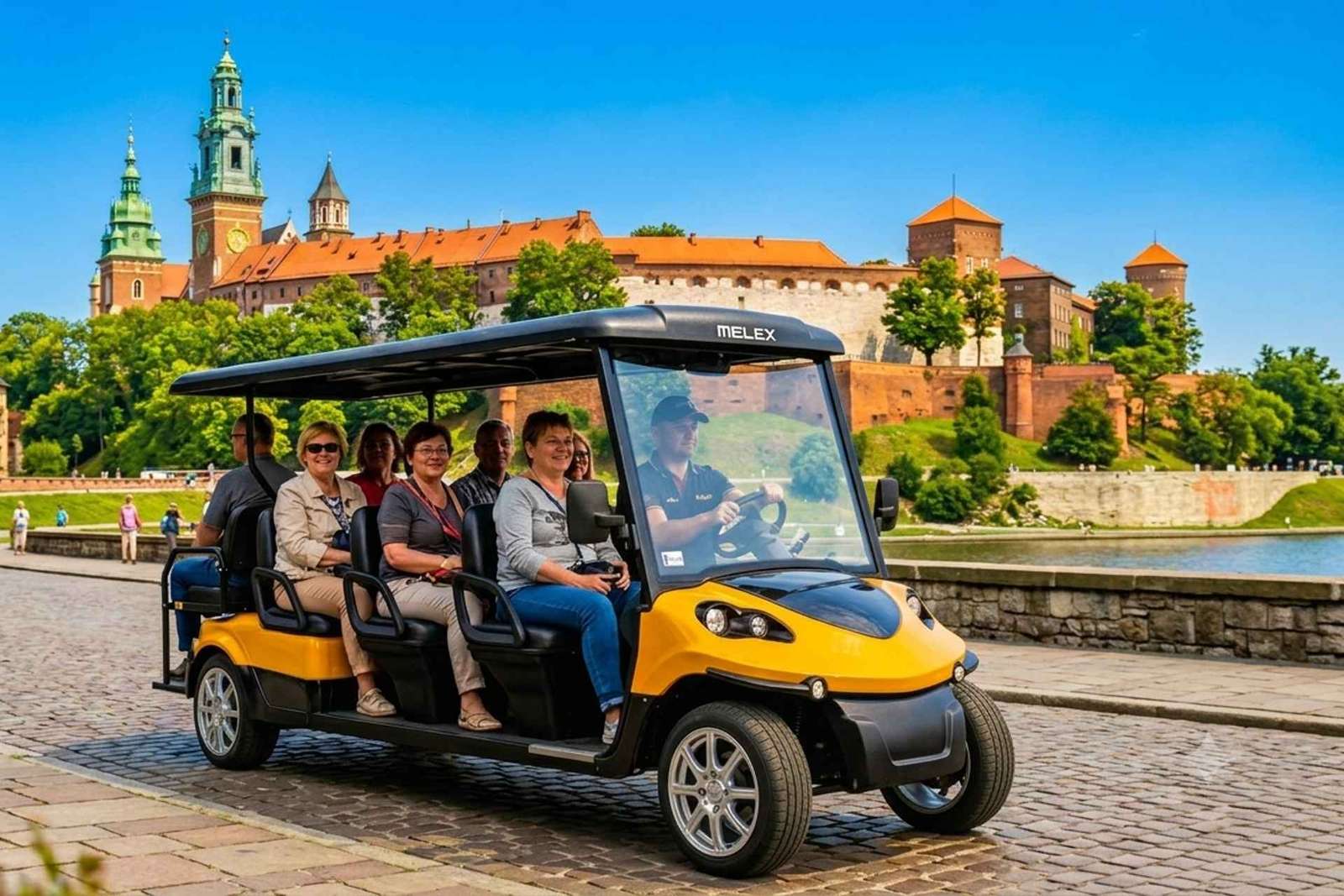 Cracovie : visite de la ville en voiturette de golf électrique