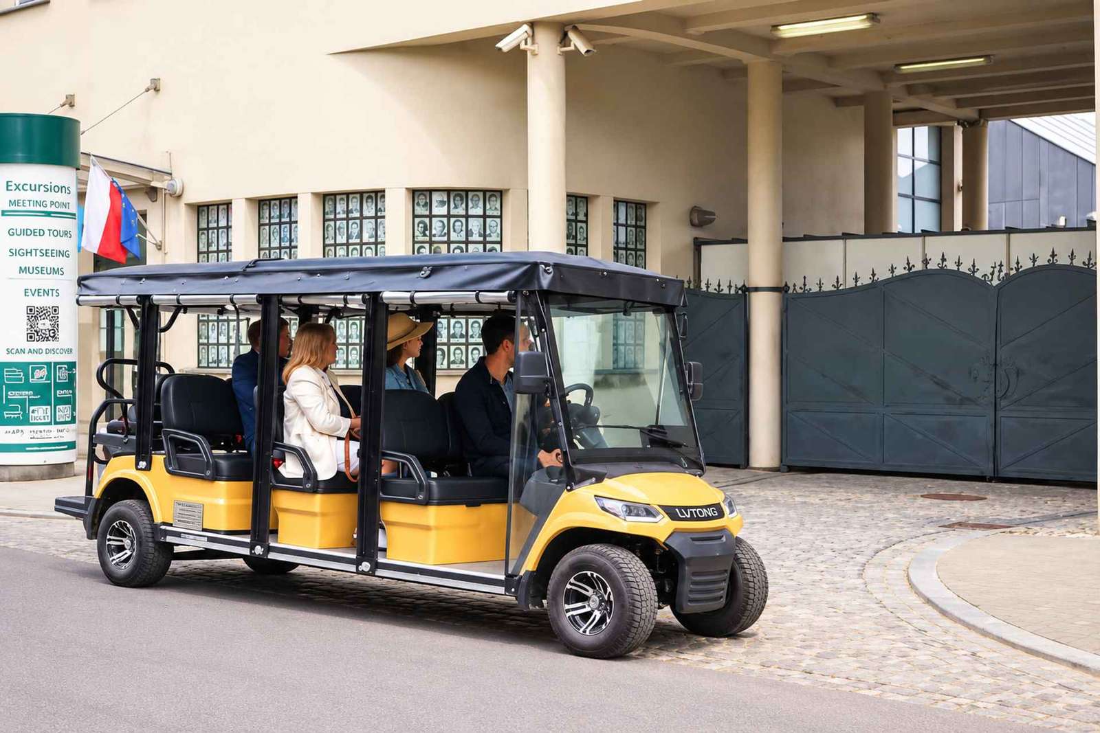 Cracovie : expérience urbaine audioguidée en voiturette de golf