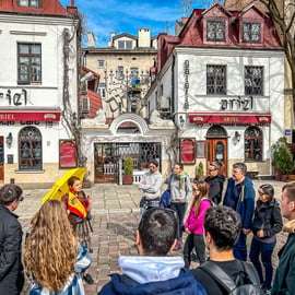Visite à pied de la ville juive de Cracovie en anglais