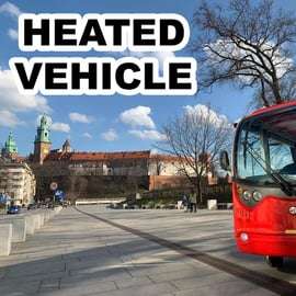 Cracovie : Visite touristique de la ville en voiturette de golf partagée ou privée