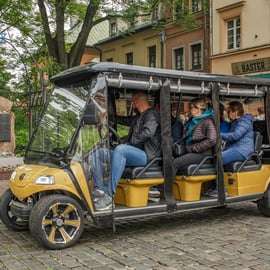Cracovie : Visite touristique régulière de la ville en voiturette de golf
