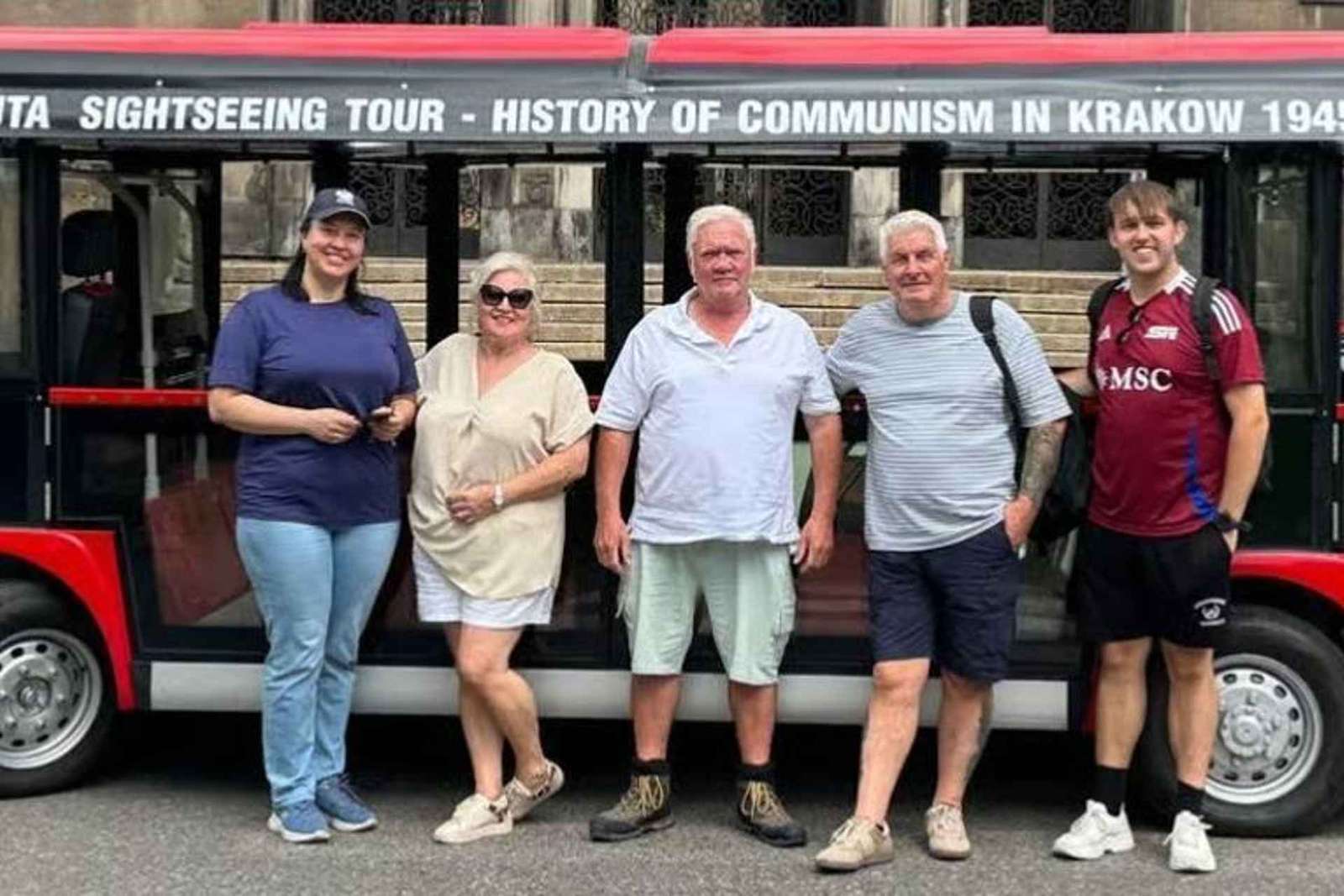 Cracovie : visite communiste de la ville, Nowa Huta E, voiturette de golf