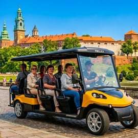 Cracovie : visite de la ville en voiturette de golf électrique