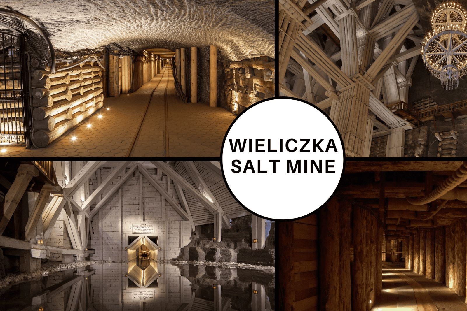 Depuis Cracovie : Excursion à la mine de sel de Wieliczka et visite guidée