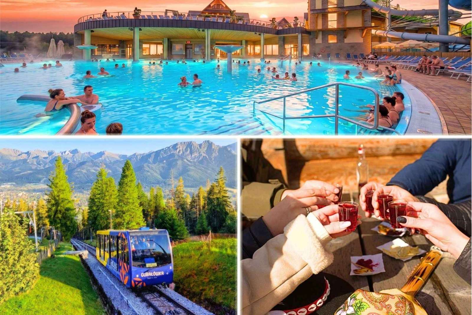 Cracovie : Visite de Zakopane avec téléphérique et options thermales