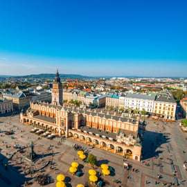 Cracovie : Visite touristique de la ville en voiturette de golf électrique