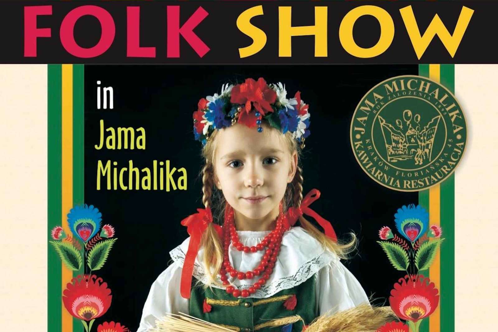 Cracovie : spectacle de danse folklorique polonaise au Café Jama Michalika