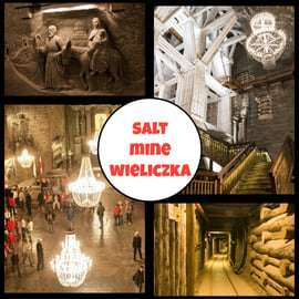 Depuis Cracovie : Excursion d'une demi-journée à la mine de sel de Wieliczka avec prise en charge