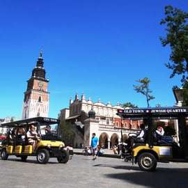Cracovie : Tour de ville en voiturette de golf électrique