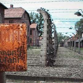 Cracovie : entrée à Auschwitz-Birkenau, hôte et transfert