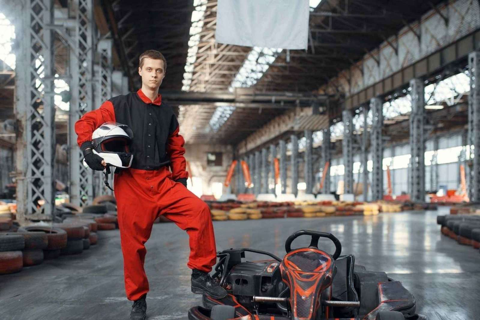 Cracovie : Karting en salle (courses de 24 minutes)