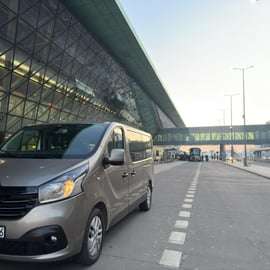 Transfert privé de l'aéroport de Cracovie au centre ville de Cracovie