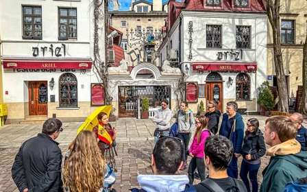 Visite à pied de la ville juive de Cracovie en anglais
