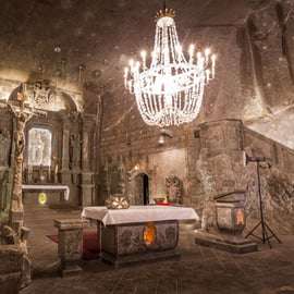Depuis Cracovie : Excursion à la mine de sel de Wieliczka et visite guidée