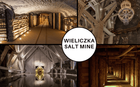Depuis Cracovie : Excursion à la mine de sel de Wieliczka et visite guidée