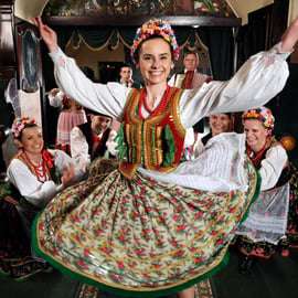 Cracovie : Spectacle folklorique et dîner de 3 plats au Jama Michalika Café
