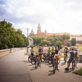Cracovie : Visite à vélo de la vieille ville, du quartier juif et du ghetto