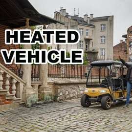 Cracovie : Visite touristique régulière de la ville en voiturette de golf