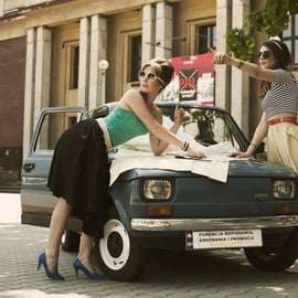 Cracovie : visite guidée de Nowa Huta en voiture d'époque