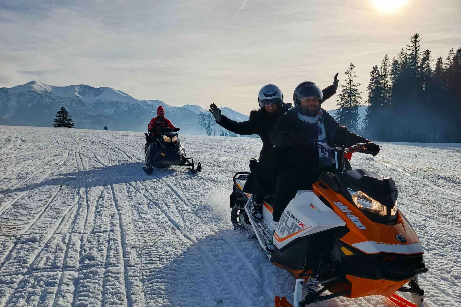 Cracovie : Visite d'une jounée à Cracovie : motoneige et bains thermaux de Zakopane