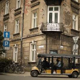 Cracovie : expérience urbaine audioguidée en voiturette de golf