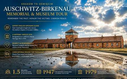Cracovie : Visite guidée d'Auschwitz-Birkenau avec transfert à l'hôtel