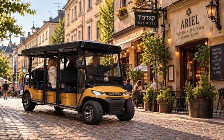 Cracovie : expérience urbaine audioguidée en voiturette de golf