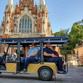 Cracovie : Visite touristique du quartier juif et du ghetto en voiturette de golf