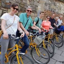 Cracovie : Visite à vélo de la vieille ville, de Kazimierz et du ghetto
