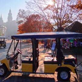 Cracovie : Tour de ville en voiturette de golf électrique