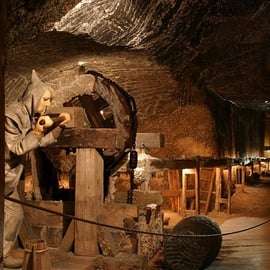 Depuis Cracovie : visite guidée de la mine de sel de Wieliczka avec transfert
