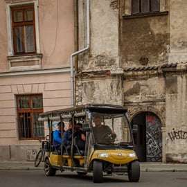 Cracovie : Visite touristique régulière de la ville en voiturette de golf