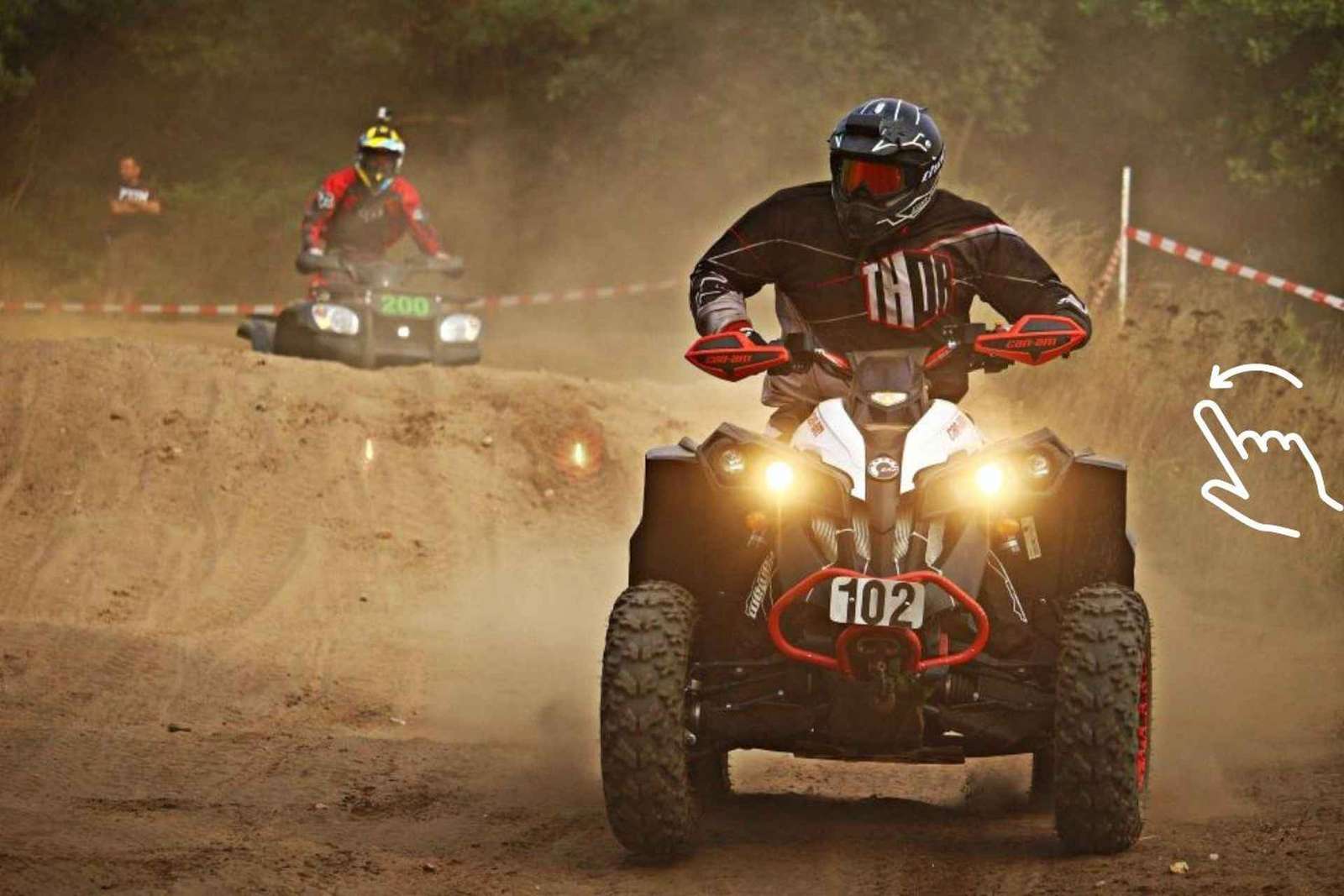 Cracovie : Excursion extrême en quad tout-terrain avec déjeuner barbecue