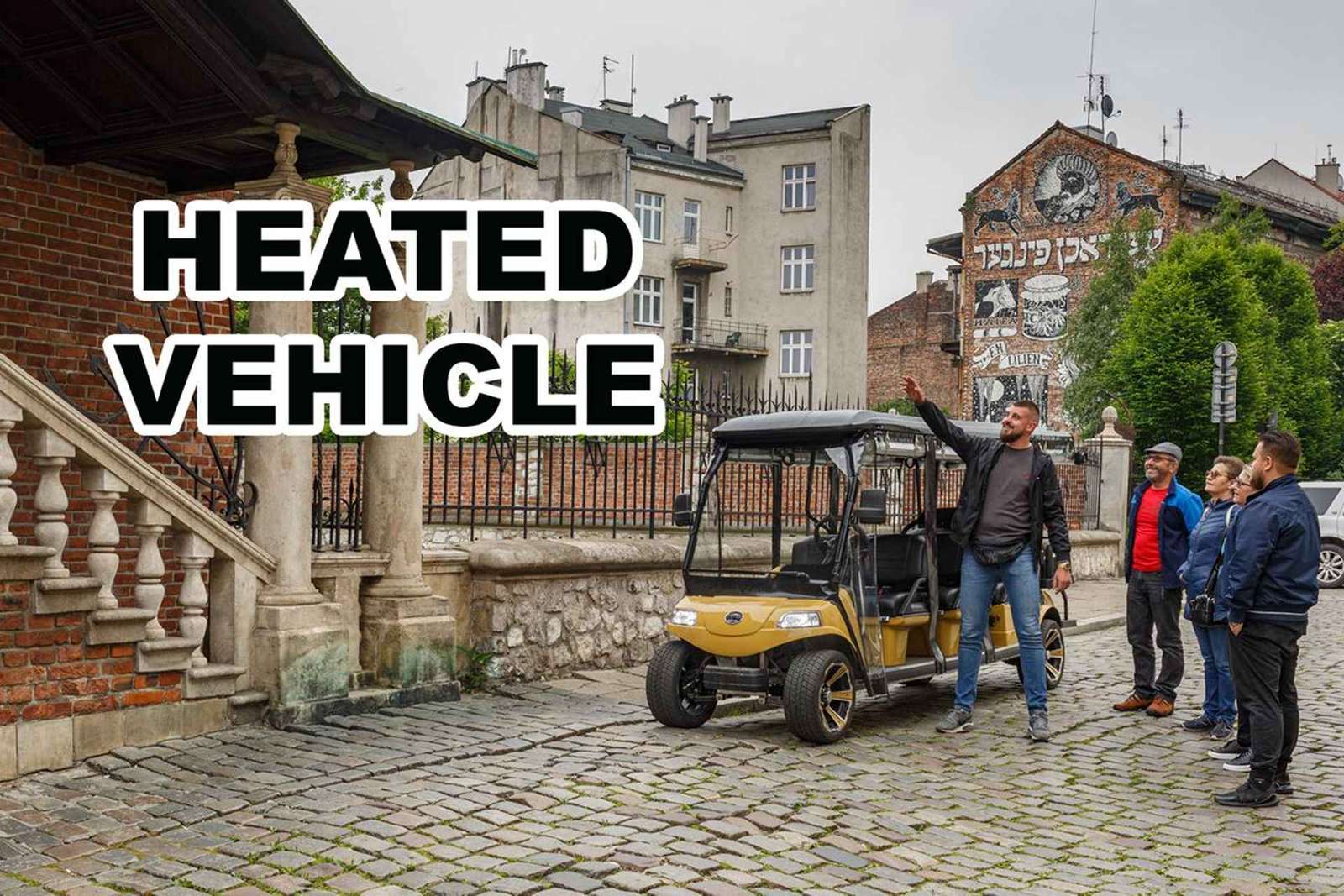 Cracovie : Visite touristique régulière de la ville en voiturette de golf