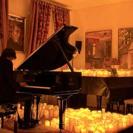 Cracovie : concert Chopin aux chandelles avec vin