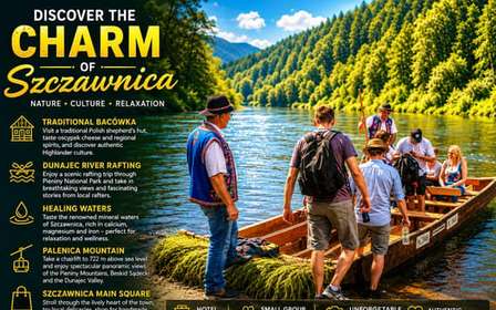 Cracovie : Rafting traditionnel sur le Dunajec et télésiège