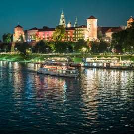 Cracovie : Croisière fluviale du soir ou de nuit