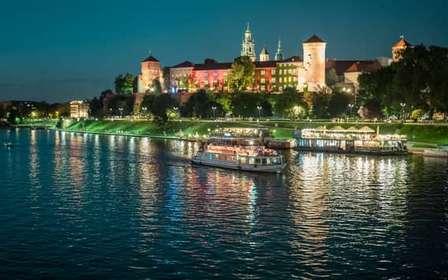 Cracovie : Croisière fluviale du soir ou de nuit