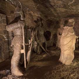 Depuis Cracovie : Excursion à la mine de sel de Wieliczka et visite guidée