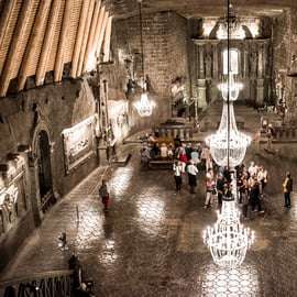 Visite de la mine de sel de Wieliczka avec prise en charge à l'hôtel