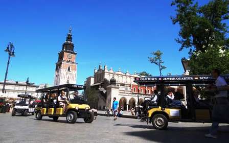 Cracovie : Tour de ville en voiturette de golf électrique