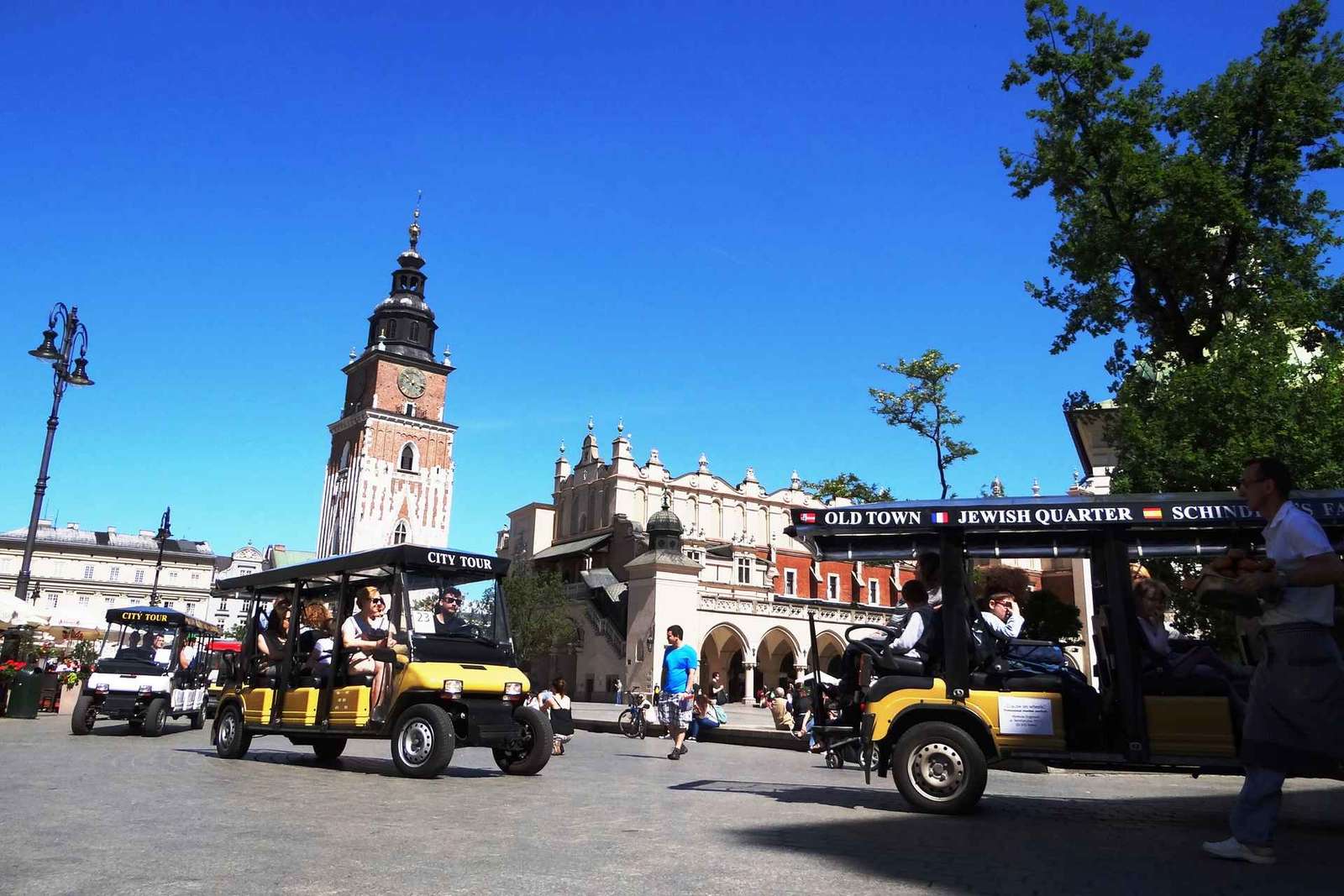 Cracovie : Tour de ville en voiturette de golf électrique
