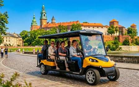 Cracovie : visite de la ville en voiturette de golf électrique