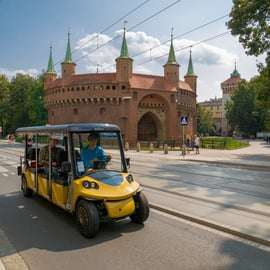 Cracovie : Tour de ville en voiture électrique